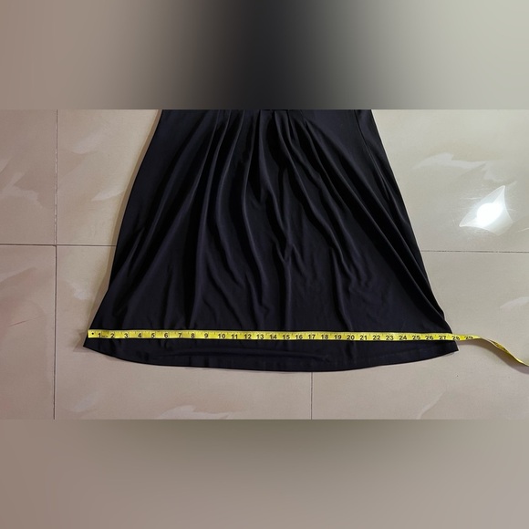 En Focus Studio Women Black Cocktail Dress size 8 with 4 black stone on waist - Picture 13 of 13